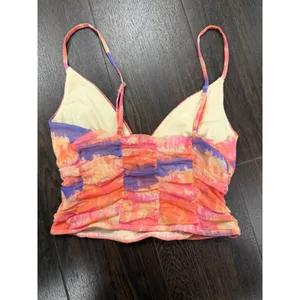 Y2K Indie Urban Outfitters‎ Sunset Tie Dye Mesh Cami S thumbnail 2
