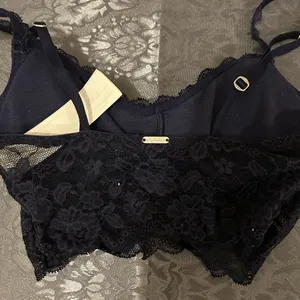 Gilly Hicks by Hollister Lace Bralette in Navy Blue - size xxs thumbnail 3
