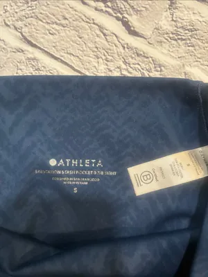 Athleta Stylish Navy‎ Leggings thumbnail 2