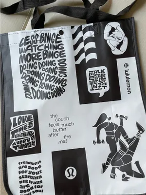 Lululemon Shopping Reusable Tote Bag Large thumbnail 7
