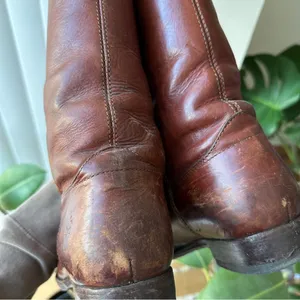 Frye Melissa Button Brown Leather Cognac Tall Riding Boots, Women’s Size 7 thumbnail 15