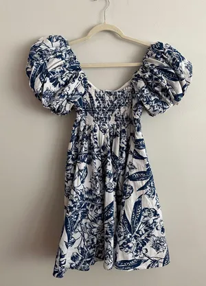 Abercrombie & Fitch Ruched Puff Sleeve Mini Dress thumbnail 12