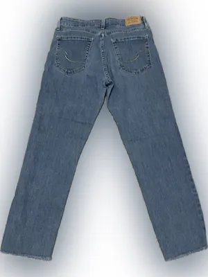 Levi's Levi Strauss Signature Mid Rise Boyfriend Jeans Women’s 6 W28 Distressed Raw Hem thumbnail 3