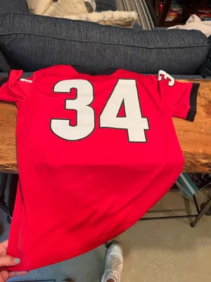Nike Herschel Walker Georgia Jersey Red thumbnail 2