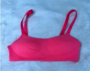 Aerie SMOOTHEZ Bra-ish Wireless Bralette Hot Pink XS Y2K Seamless thumbnail 1