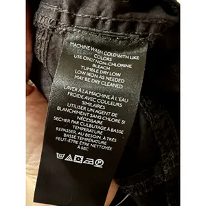 Free People black cargo pants Size 4 100% cotton DR thumbnail 5