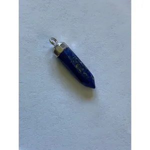 Variety Stone Pendants Lot - onyx, abalone, lapis, jasper, bloodstone thumbnail 10