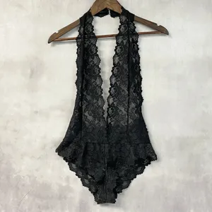 Adore Me Womens Lace Bodysuit Large Coquette Boudoir Romantic Goth Femme Fatale thumbnail 16