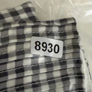 Reformation Black White Gingham Smocked Peplum Cami Top Spaghetti Strap M thumbnail 8