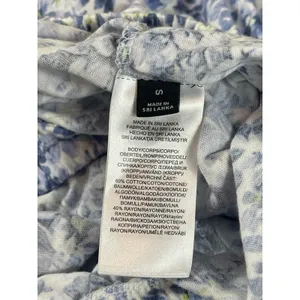 Lauren Ralph Lauren Women’s Blue Floral 2 Piece Pajama Set Button Top Pants S thumbnail 8