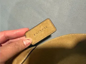 Coach Suede Hobo Bag in Camel thumbnail 5