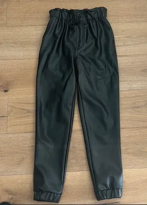 NWT Abercrombie Leather Jogger Pants thumbnail 3