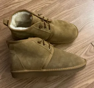 Amazon Women's Suede Slide On Booties with Fleece Lining Women Size 9.5 thumbnail 1