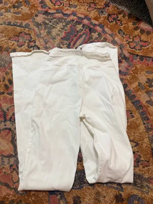 Urban Outfitters White Flare Jeans BDG Ruched V-Front thumbnail 6
