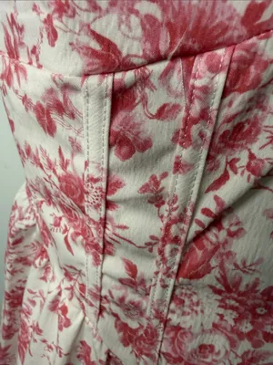 Altar'd State White Maxi Dress with Pink Floral Print thumbnail 8