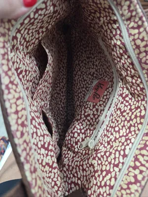 Fossil Key Per Floral Canvas Shopper Tote Shoulder Bag Purse Y2K Vintage Retro thumbnail 6
