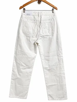 NWT & Other Stories Relaxed Tapered Jeans White Low Rise 28/30 thumbnail 5