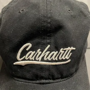 Carhartt Women's Canvas Script Graphic Cap (Black, One Size) thumbnail 3
