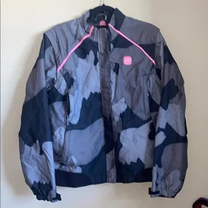 Roxy Gray and‎ Black Puffer Jacket with Sporty Accents thumbnail 1
