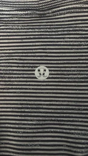 Lululemon Swiftly Relaxed Long Sleeve Shirt- Chroma Striped Black thumbnail 3