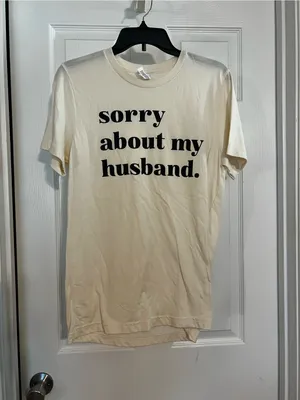 Bella Canvas Cream Graphic Tee with Black Text thumbnail 2