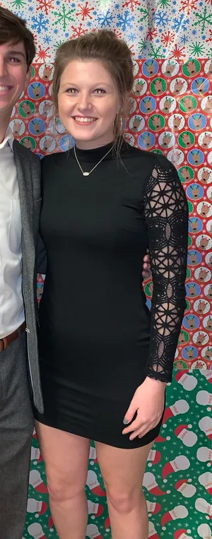 Lulus Black Long Sleeve Dress Lace Mini thumbnail 1