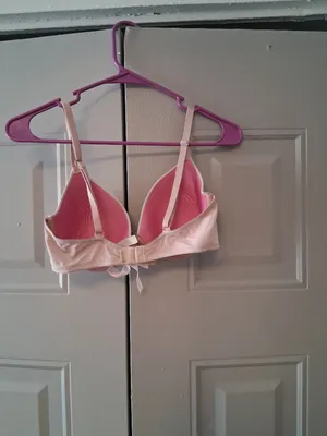 PINK Victoria's Secret wear everywhere t-shirt lightly bra in light pink size 34D thumbnail 4