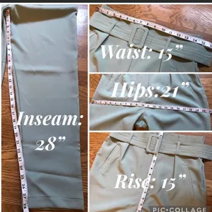 OVI High waist belted pocketed pants size M thumbnail 10