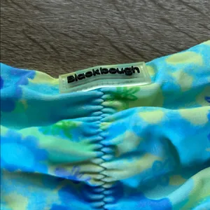 Blackbough Floral Blue and Yellow Bikini Bottom thumbnail 5