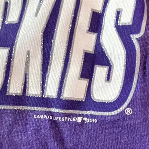 Campus Lifestyle Colorado Rockies MLB Purple V-Neck Graphic T-Shirt Womens Small thumbnail 7