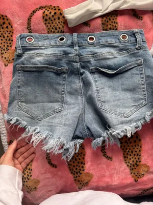 Altar'd State Jean Shorts Denim 26 thumbnail 2