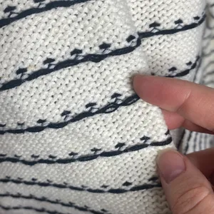 Westport Dressbarn chunky knit v-neck stitch detailed oversized sweater size XL thumbnail 8