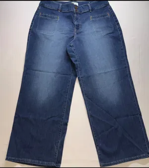 Lane‎ Bryant Jeans Womens 18 Blue High Rise Wide Leg Signature Fit Denim thumbnail 1