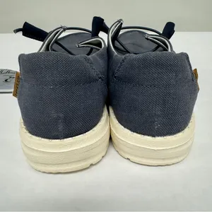 Hey Dude Wendy Chambray Navy White‎ Women’s Sz 6 thumbnail 4