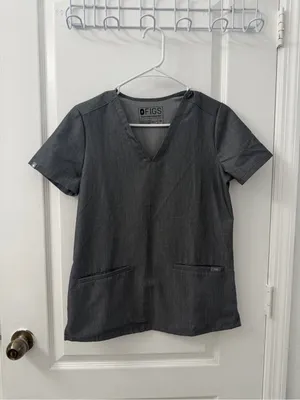 Figs Casma Scrub Top™ Graphite (Size XS) thumbnail 5