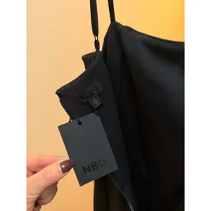 NEW NWT NBD Revolve Eileen Maxi Gown in Black size Small thumbnail 6