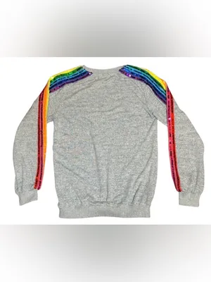 Lola + The Boys Rainbow Sequin Tracksuit Set Women’s Small thumbnail 7