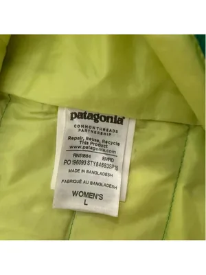 Patagonia 84693 Women's Emerald Green Down Puffer Sweater Jacket - L thumbnail 6