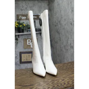 On 34th Womens Rachelle Stovepipe Boots 10019723900 Bone Smooth White 6M thumbnail 2