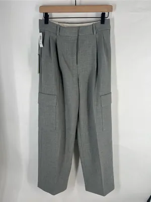 Aritzia Babaton Spotlight Cargo Pant Heather Medium Grey Size 4 NWT thumbnail 2