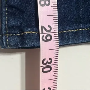 Levi's Jeans Womens 27 Curvy Bootcut Mid Rise Dark Washed Stretch Denim Blue‎ thumbnail 8