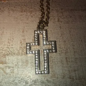 Cross Charm Necklace thumbnail 1