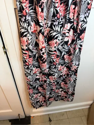 Forever 21 Tropical Floral Smocked Strapless Maxi Dress thumbnail 5