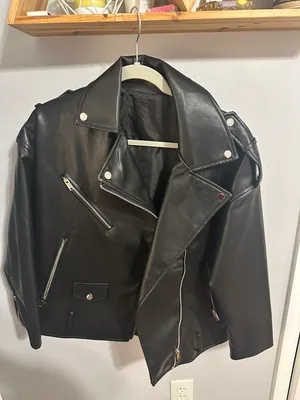 Black Rivet Black Faux Leather Jacket thumbnail 2
