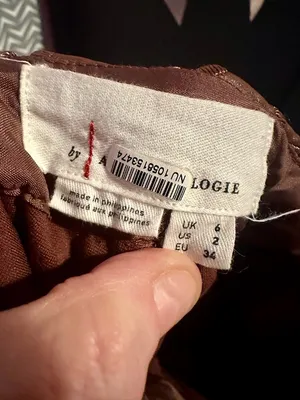 By Anthropologie | Floral Faux Leather Shorts, size US2 thumbnail 7