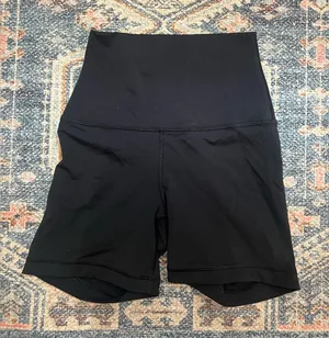 Yogalicious Black High-Waist Bike Shorts thumbnail 1