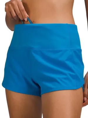 Lululemon Speed Up Mid-Rise Lined Light Blue Running Shorts 12 thumbnail 1