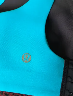 Lululemon Athletica Booby Bracer 34 DD Spry Blue thumbnail 4