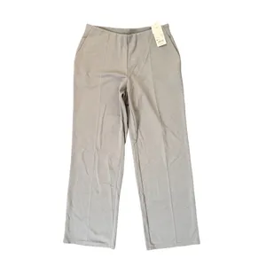 UNIQLO grey elastic waist ponte pants, size M, NWT thumbnail 2