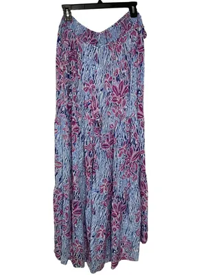 Poupette St Barth Soledad Pants in Large Womens Wide Leg loose fit Trousers thumbnail 7